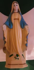 virgin Mary holy water holder