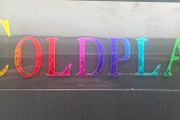 Coldplay diy iron on decal