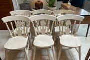6 x Sturdy Kitchen Dining Chairs - Can Deliver