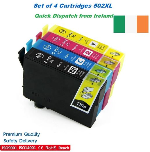 Full Set Ink 502XL Cartridge for Epson WF-2860DWF WF-2865DWF XP-5100 XP-5105