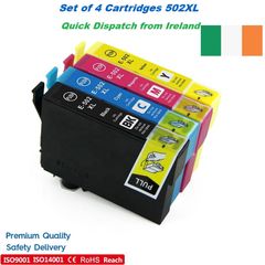 Full Set Ink 502XL Cartridge for Epson WF-2860DWF WF-2865DWF XP-5100 XP-5105