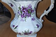 Vintage Hammersley bone china Pitcher Victorian Violets pattern
