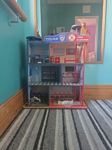 Toy Fire and Police station