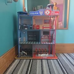 Toy Fire and Police station