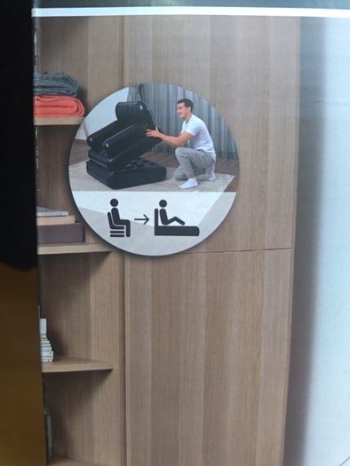 Inflatable armchair