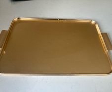 Vintage "Woodmet" large drinks tray