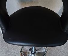 Black/Chrome Stools