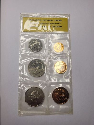 Ireland decimal coins 1971