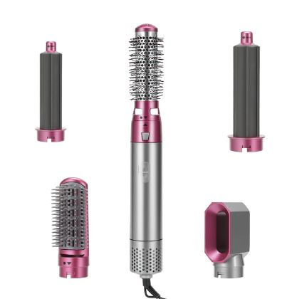 BRAND NEW 5 In 1 Hair Dryer Heat Comb Automatic Curling Iron Professional Hair Styler Straighteners Blow Dryer Styling Tool Curling Irons