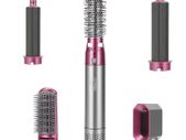 BRAND NEW 5 In 1 Hair Dryer Heat Comb Automatic Curling Iron Professional Hair Styler Straighteners Blow Dryer Styling Tool Curling Irons