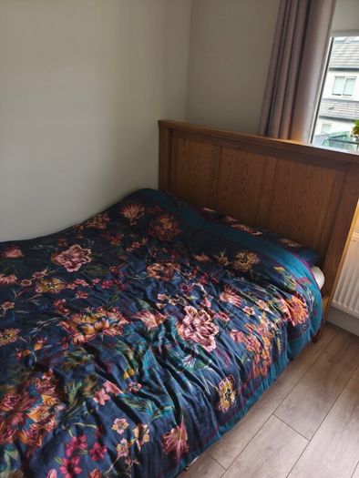 Double bed with mattress
