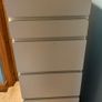 IKEA malm tall 6 Drawer unit with mirror Image 2