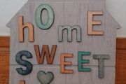 Wooden Home Sign Decor