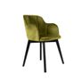 Stockholm Modern Bucket Chair with Channel Tufting Image 2