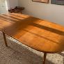 Vintage Mid Century Teak Extending Dining Table + 4 Chairs Image 8