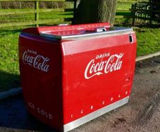 Coca Cola Kelvinator Cooler 50's