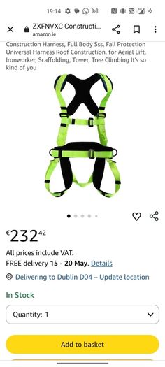 scaffolding harnesses