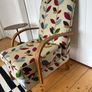 Vintage Fireside Chair Image 3