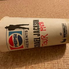 Michael Jackson Pepsi/Wembley Tour Paper Cup