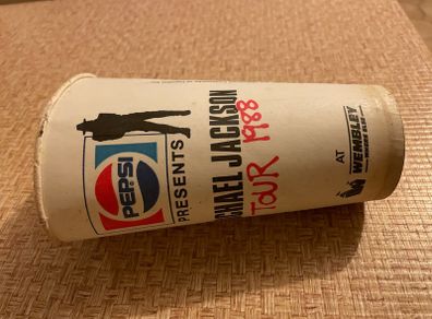 Michael Jackson Pepsi/Wembley Tour Paper Cup
