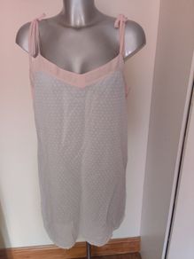 Jack Wills white strappy summer tunic size UK14 EU42 Postage included