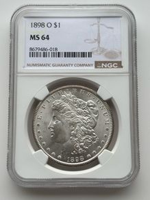 1898 O Morgan Dollar