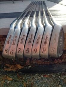 Wilson golf irons. Right handed Irons