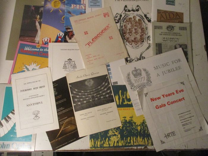 Large Job Lot Of Music Concert Programmes