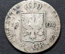 Germany Prussia 4 Groschen 1804 Silver Coin