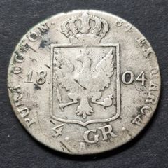 Germany Prussia 4 Groschen 1804 Silver Coin