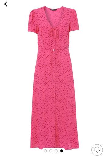 whistles Heidi Spot print dress size 8
