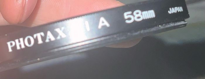 58mm photax 1A skyline filter