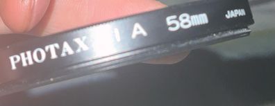 58mm photax 1A skyline filter