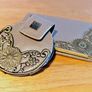 Vintage Leather Card Holder and Comact Image 7