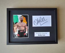 ANDY LEE Irish boxing autograph