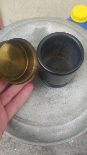 Aarikka Finland brass-lidded box