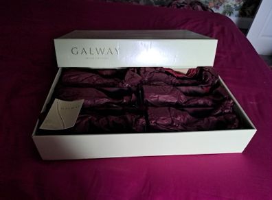 Galway Crystal Wine Glasses BNIB