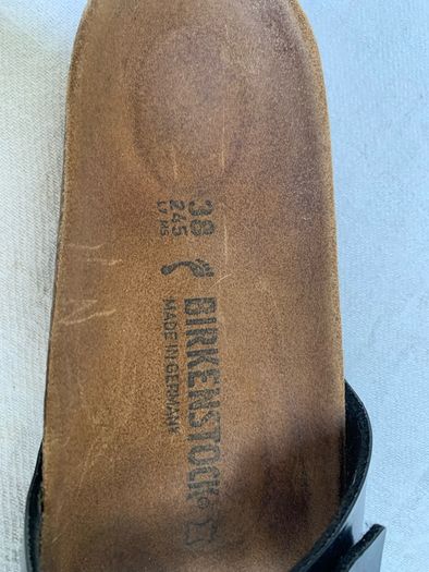 Birkenstock Black Patent Madrid mules