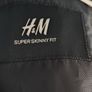 Men's H&M Grey Blazer with Black Trim around Collar Size 40R Super Skinny Fit New with Tags Image 6