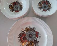 Carrigaline Vintage Carrigaline Pottery Cork Ireland 11 Piece Floral Set