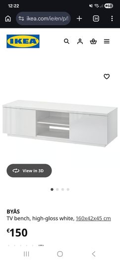 Tv unit with storage