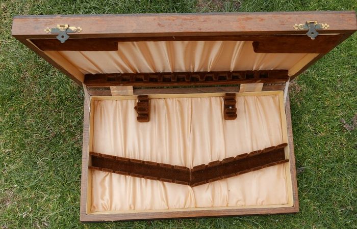 Antique Cutlery Box, Wooden