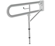 Nymas NymaPRO Doc M Trombone Lift & Lock Hinged Grab Rail with Leg