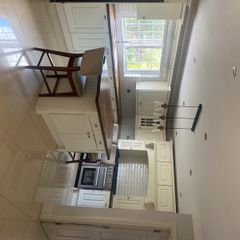 kitchen with walnut worktop