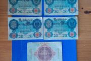 Set of 5 Ww1 German Bank notes