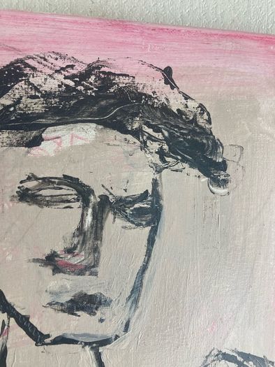 Original Painting Irish  Figurative Roman Statue Painting Original Art contemporary Irish art
