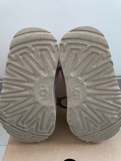 Girls Pink Metallic Classic Uggs - Excellent Condition