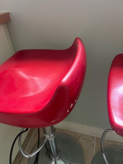 Two Red Barstool