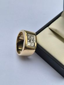14K Gold And Diamond Ring