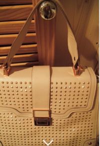Riverisland Rose Gold Sequence Bag